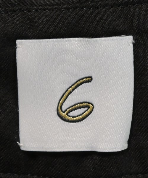 6(ROKU)（ロク）オールインワン/サロペット 黒 サイズ:36(S位) レディース/2200612976078