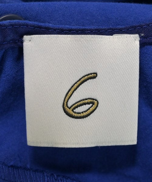 6(ROKU)（ロク）オールインワン/サロペット 青 サイズ:36(S位) レディース/2200612976108