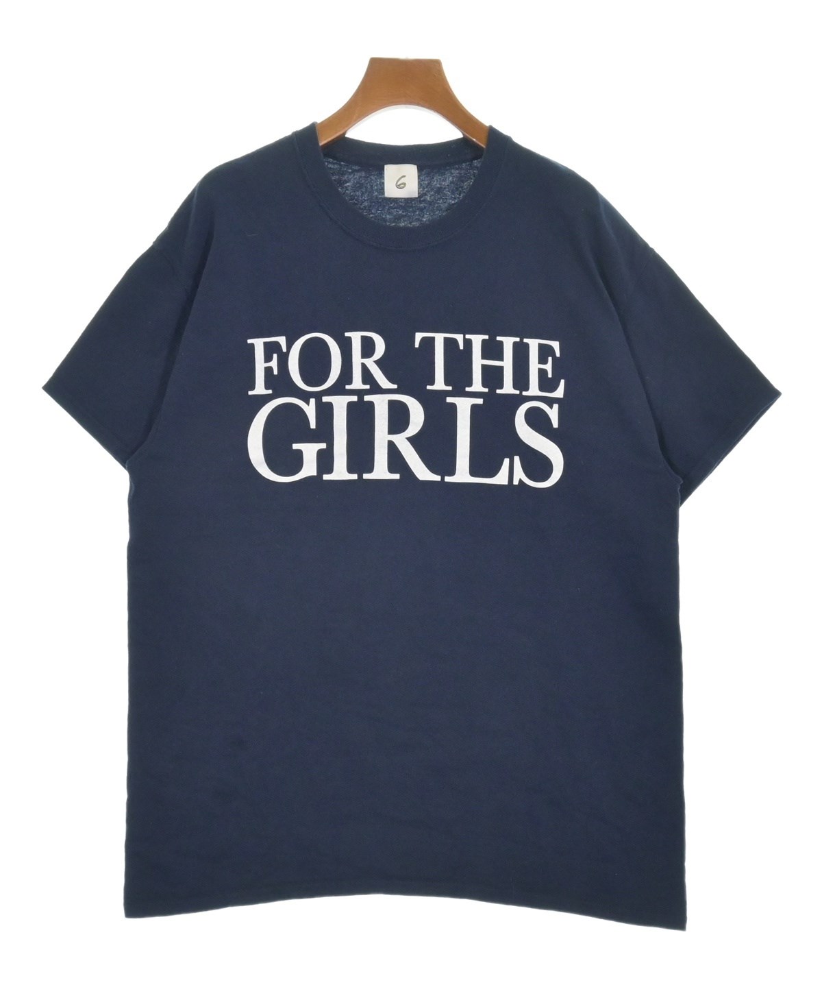 6(ROKU)（ロク）Tシャツ・カットソー 紺 サイズ:L レディース