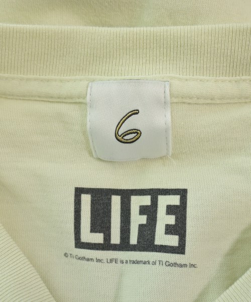 6(ROKU)（ロク）Tシャツ・カットソー 黄 サイズ:L レディース/2200612976146