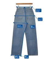 6(ROKU)（ロク）デニムパンツ 青 サイズ:27(M位) レディース/2200612976276