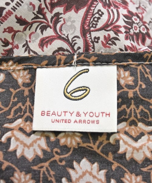 6(ROKU)（ロク）ワンピース 茶 サイズ:38(M位) レディース/2200628783035