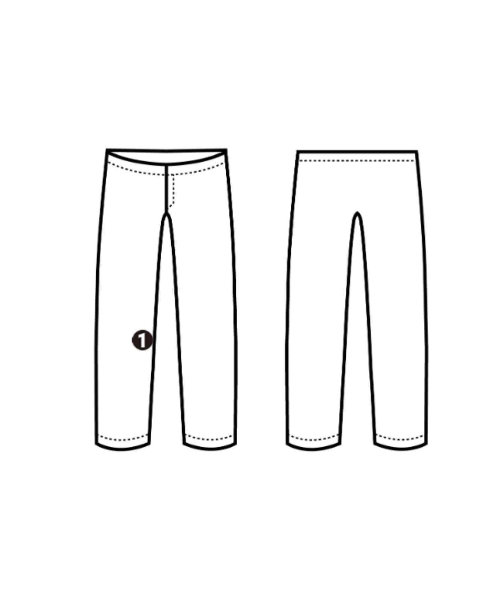 6(ROKU)（ロク）デニムパンツ 青 サイズ:36(S位) レディース/2200617262015