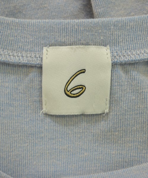 6(ROKU)（ロク）Tシャツ・カットソー 青 サイズ:-(XL位) レディース/2200618213047