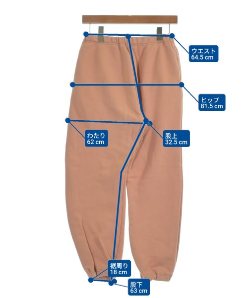 6(ROKU)（ロク）スウェットパンツ オレンジ サイズ:36(S位) レディース/2200579172049