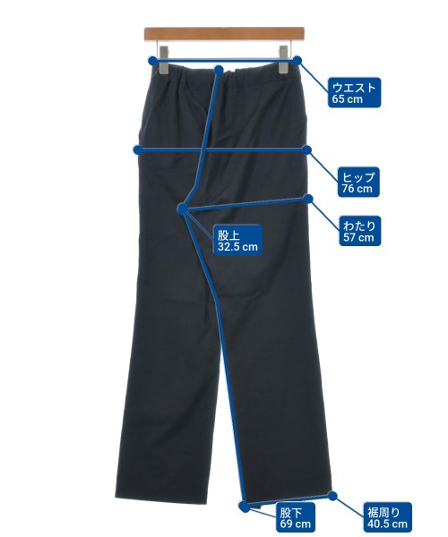 6(ROKU)（ロク）スラックス 紺 サイズ:36(S位) レディース/2200579172117