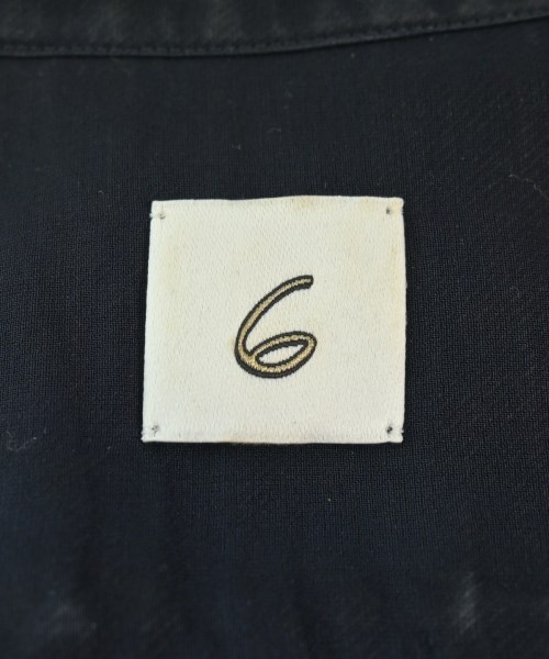 6(ROKU)（ロク）カジュアルシャツ 紺 サイズ:F レディース/2200615959108