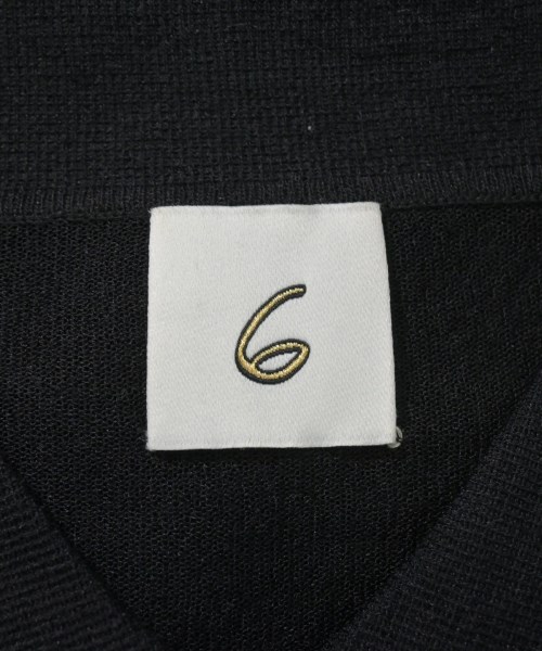 6(ROKU)（ロク）カーディガン 黒 サイズ:F レディース/2200606300056