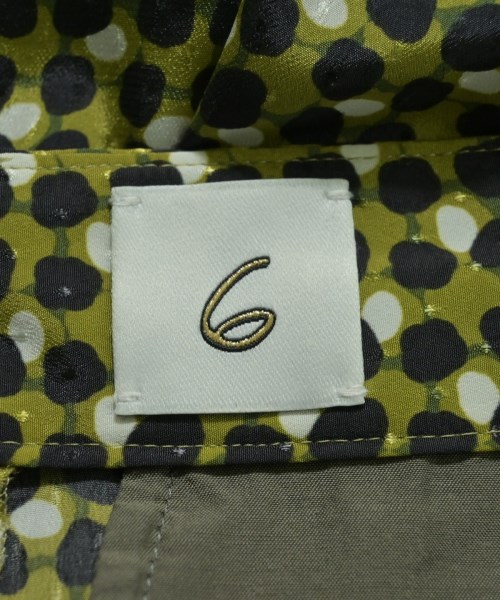 6(ROKU)（ロク）スラックス 緑 サイズ:36(S位) レディース/2200614689068