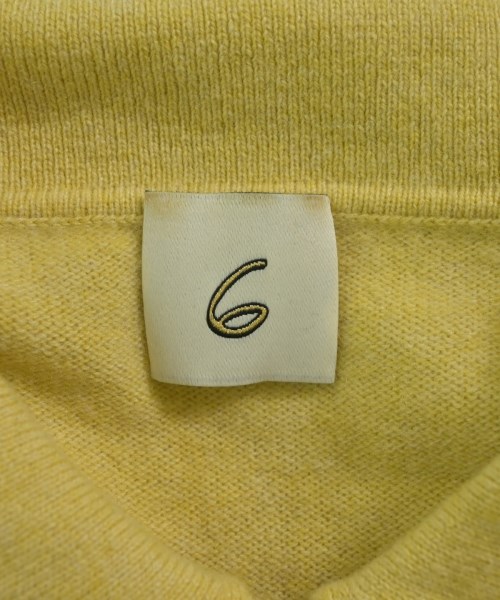 6(ROKU)（ロク）ニット・セーター 黄 サイズ:F レディース/2200616515013