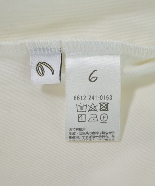 6(ROKU)（ロク）Tシャツ・カットソー 白 サイズ:F レディース/2200616515105