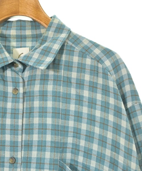 6(ROKU)（ロク）カジュアルシャツ 青 サイズ:F レディース/2200616515372