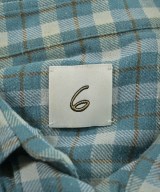 6(ROKU)（ロク）カジュアルシャツ 青 サイズ:F レディース/2200616515372