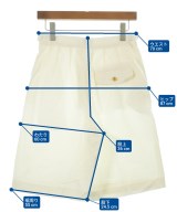 6(ROKU)（ロク）ショートパンツ 白 サイズ:34(XS位) レディース/2200609967300