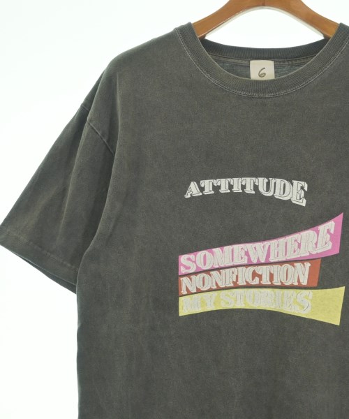 6(ROKU)（ロク）Tシャツ・カットソー グレー サイズ:F レディース/2200612051072