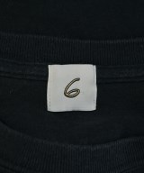 6(ROKU)（ロク）Tシャツ・カットソー 黒 サイズ:S レディース/2200612641082