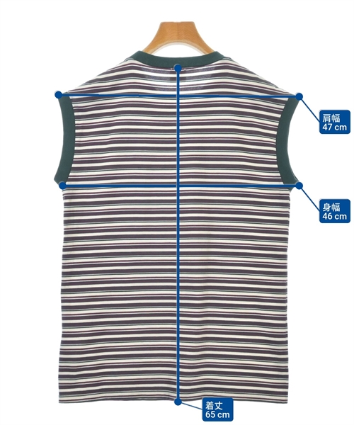 6(ROKU)（ロク）ノースリーブ 白 サイズ:F レディース/2200613242042