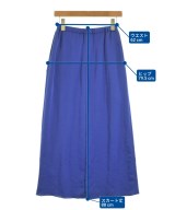 6(ROKU)（ロク）ロング・マキシ丈スカート 青 サイズ:38(M位) レディース/2200615293028
