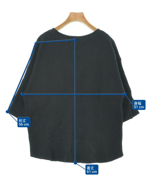 6(ROKU)（ロク）Tシャツ・カットソー 黒 サイズ:-(M位) レディース/2200616536049