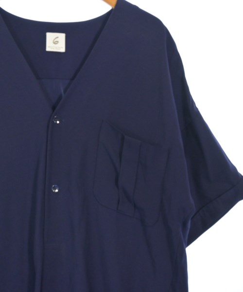 6(ROKU)（ロク）ワンピース 紺 サイズ:F レディース/2200617348030
