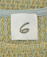 6(ROKU)（ロク）ワンピース 黄 サイズ:38(M位) レディース/2200613694056