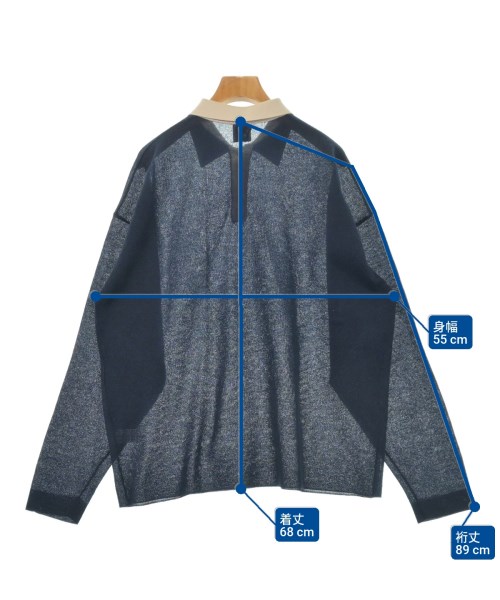 6(ROKU)（ロク）ニット・セーター 紺 サイズ:F レディース/2200619241056