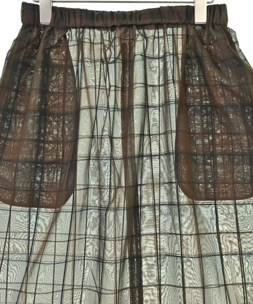 6(ROKU)（ロク）ひざ丈スカート 茶 サイズ:38(M位) レディース/2200619241155