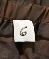 6(ROKU)（ロク）ひざ丈スカート 茶 サイズ:38(M位) レディース/2200619241155