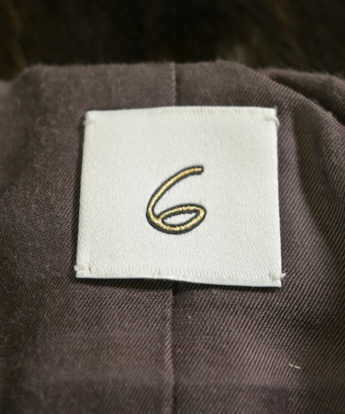 6(ROKU)（ロク）カジュアルシャツ 茶 サイズ:36(S位) レディース/2200619797034