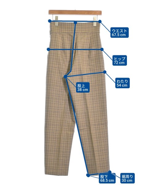 6(ROKU)（ロク）スラックス ベージュ サイズ:34(XS位) レディース/2200610908019