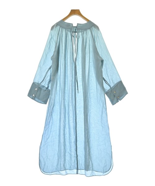 6(ROKU)（ロク）シャツワンピース 青 サイズ:36(S位) レディース/2200618599028