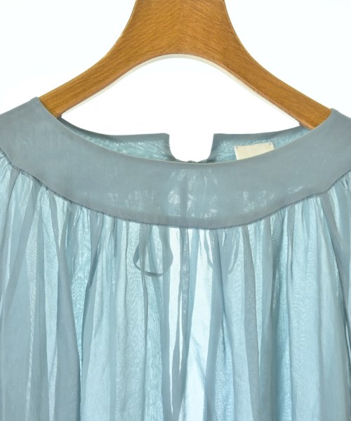 6(ROKU)（ロク）シャツワンピース 青 サイズ:36(S位) レディース/2200618599028