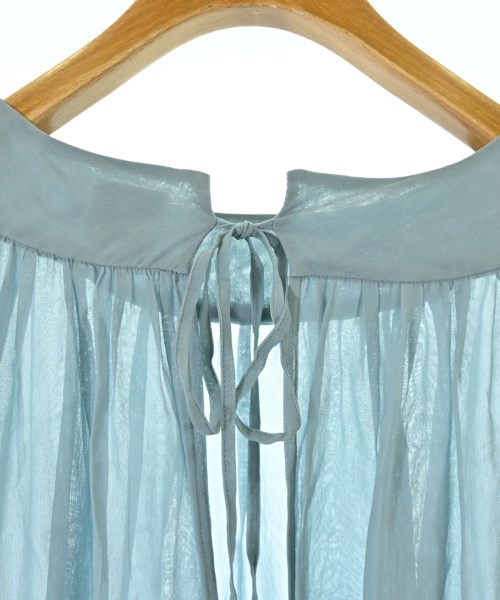 6(ROKU)（ロク）シャツワンピース 青 サイズ:36(S位) レディース/2200618599028