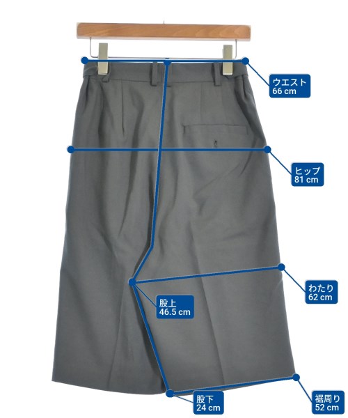 6(ROKU)（ロク）ショートパンツ グレー サイズ:36(S位) レディース/2200620446013