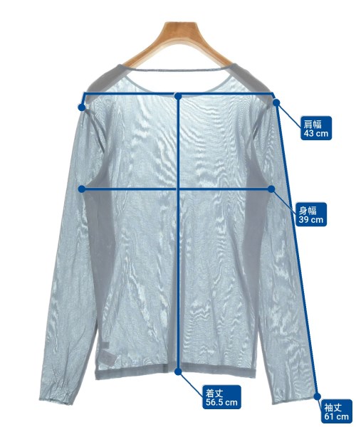 6(ROKU)（ロク）Tシャツ・カットソー 青 サイズ:-(M位) レディース/2200620446105