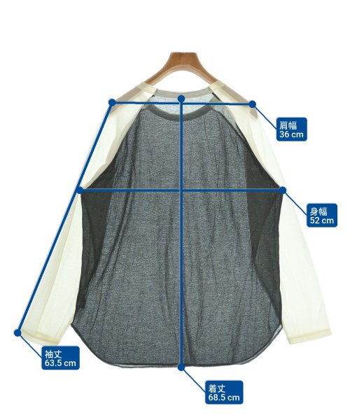 6(ROKU)（ロク）Tシャツ・カットソー グレー サイズ:F レディース/2200620446112