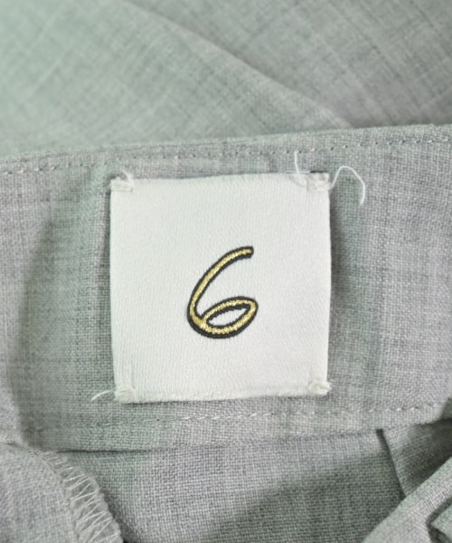 6(ROKU)（ロク）その他 グレー サイズ:34(XS位) レディース/2200620446143