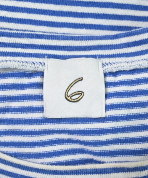 6(ROKU)（ロク）Tシャツ・カットソー 青 サイズ:F レディース/2200620446198