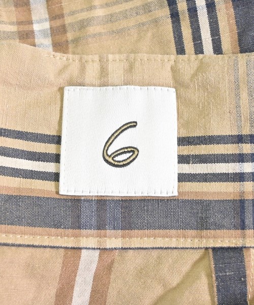 6(ROKU)（ロク）ロング・マキシ丈スカート ベージュ サイズ:38(M位) レディース/2200620844055