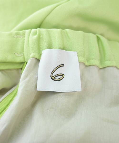 6(ROKU)（ロク）ロング・マキシ丈スカート 緑 サイズ:36(S位) レディース/2200602941062