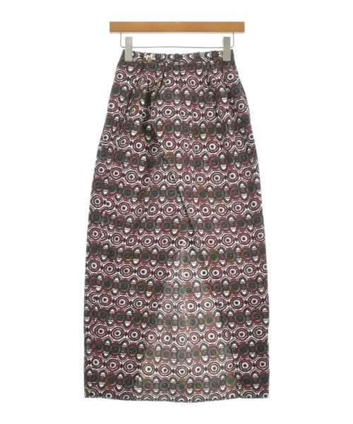 6(ROKU)(ロク)ロング・マキシ丈スカート 赤 サイズ:36(S位)/2200671536046