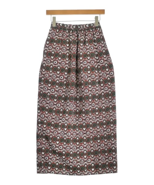 6(ROKU)（ロク）ロング・マキシ丈スカート 赤 サイズ:36(S位) レディース/2200671536046