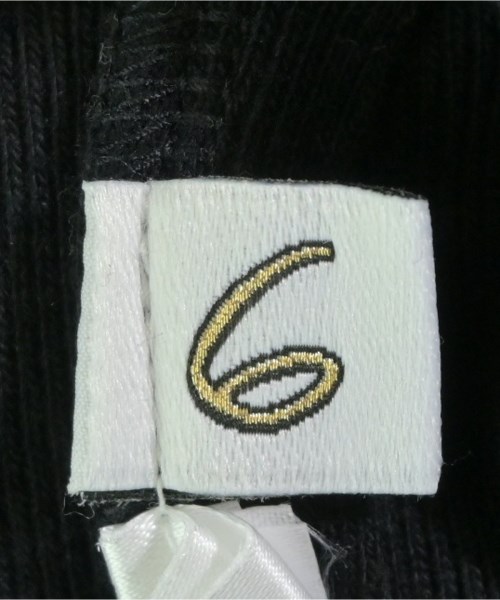 6(ROKU)（ロク）タンクトップ 黒 サイズ:-(XS位) レディース/2200670368075