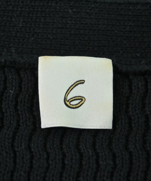 6(ROKU)（ロク）ニット・セーター 黒 サイズ:-(M位) レディース/2200670368082