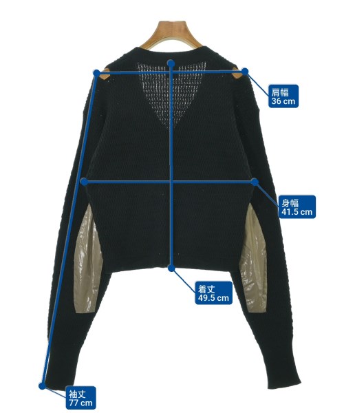 6(ROKU)（ロク）ニット・セーター 黒 サイズ:-(M位) レディース/2200670368082