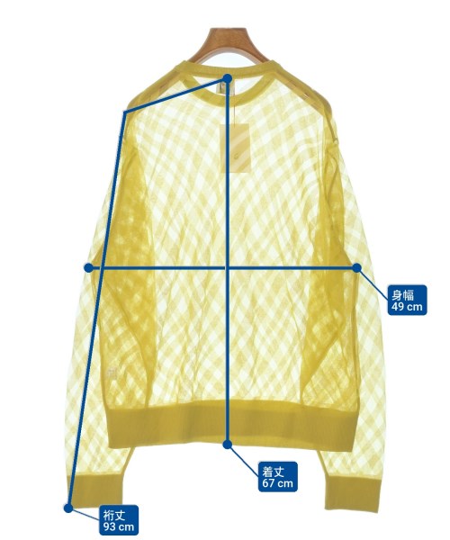 6(ROKU)（ロク）ニット・セーター 黄 サイズ:F レディース/2200667213166