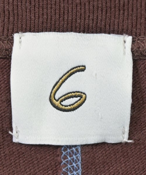 6(ROKU)（ロク）Tシャツ・カットソー 茶 サイズ:F レディース/2200673748065