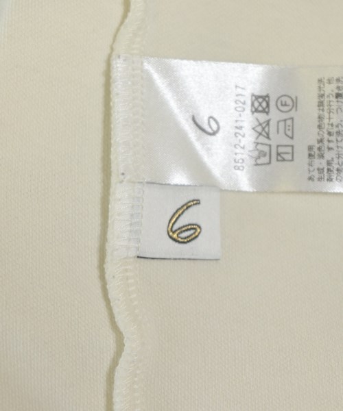 6(ROKU)（ロク）Tシャツ・カットソー 白 サイズ:-(M位) レディース/2200673748126