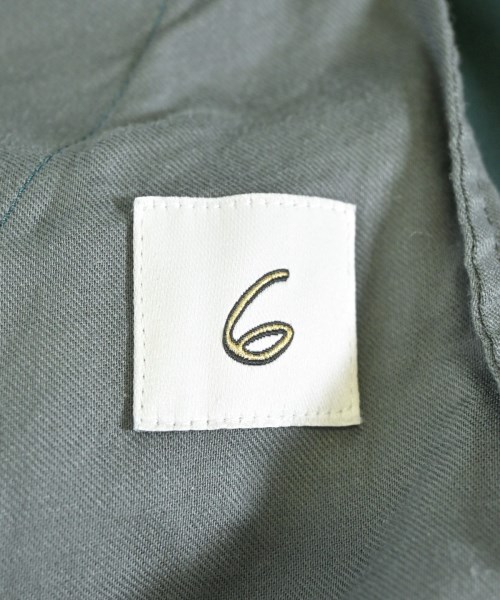 6(ROKU)（ロク）スラックス 緑 サイズ:38(M位) レディース/2200673748140