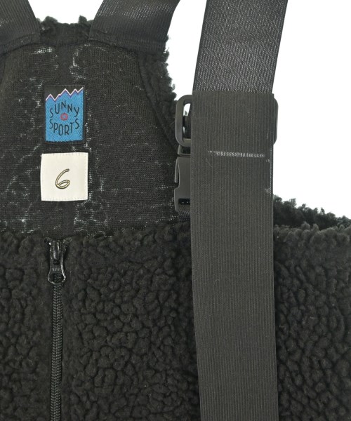 6(ROKU)（ロク）オールインワン/サロペット 黒 サイズ:S レディース/2200673802019